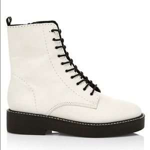 Schutz
White Women's Mckenzie Combat Boots lace up size 7B